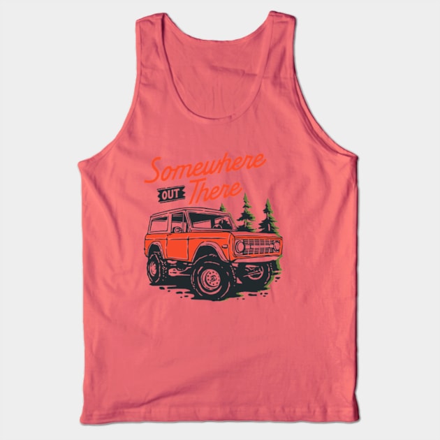 Out door adventure jeep Tank Top by myvintagespace